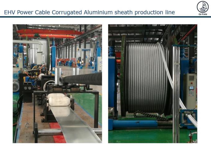 220kv XLPE Extra High Voltage Longtitudinal Water Blocking Cable with Aluminium Corrugated Sheath